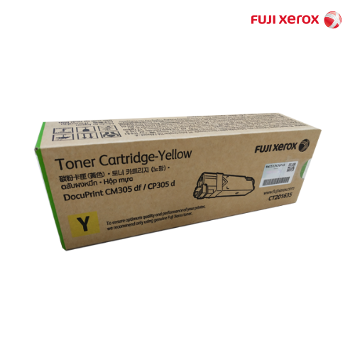ตลับหมึกแท้ Toner Original Compatible Fuji-Xerox CT201635 Yellow, CT201635
